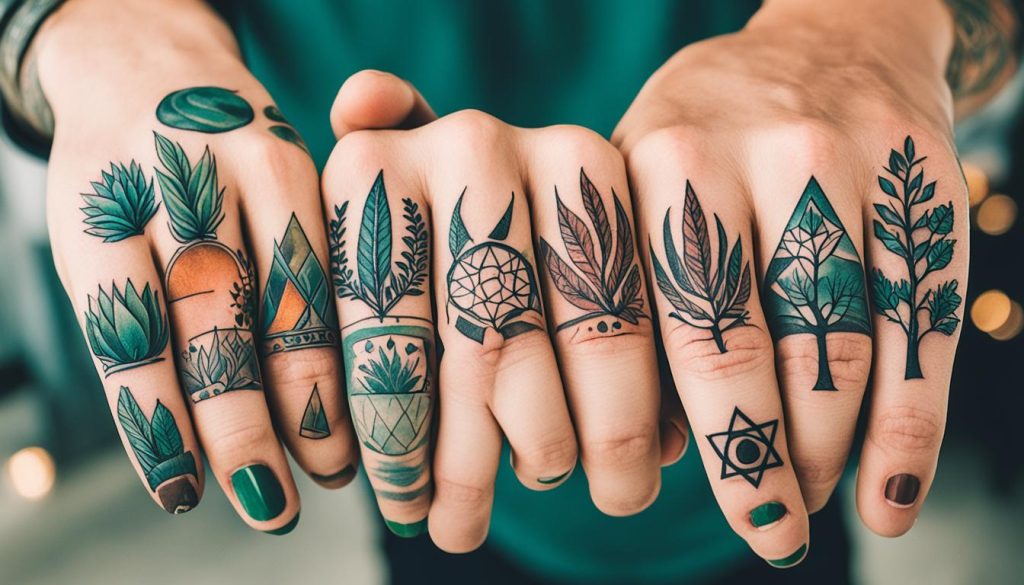Finger-Tattoo Designs für Männer