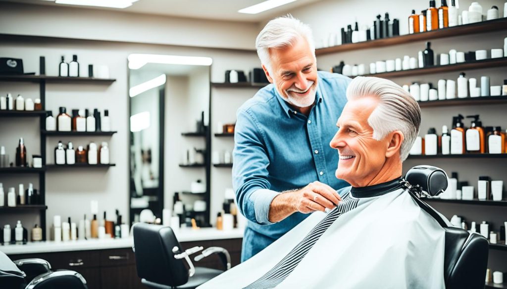 Haarpflege für ältere Herren