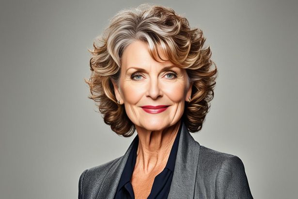 Kurzhaarfrisuren mit Locken für Frauen ab 50