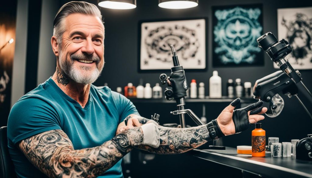Männer mit Tattoos ab 50
