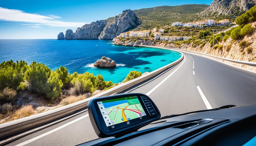 Navigation auf Mallorca