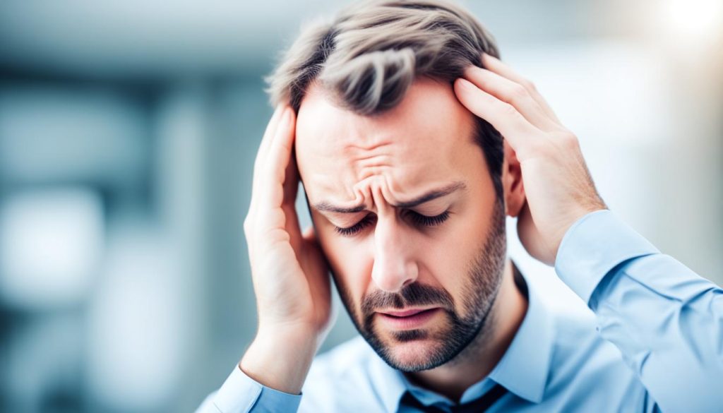 Symptome von Kopfschmerzen in der Stirn
