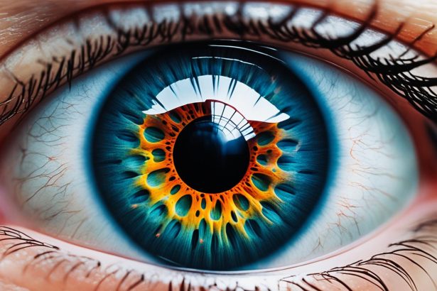 schwarzer punkt im auge