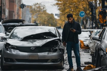 auto angefahren was tun