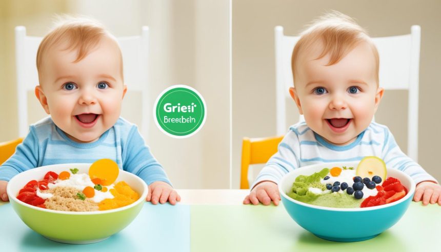 grießbrei oder haferbrei baby