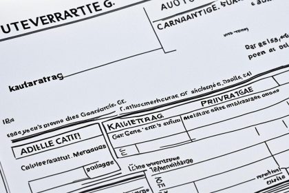 kaufvertrag auto privat ohne garantie