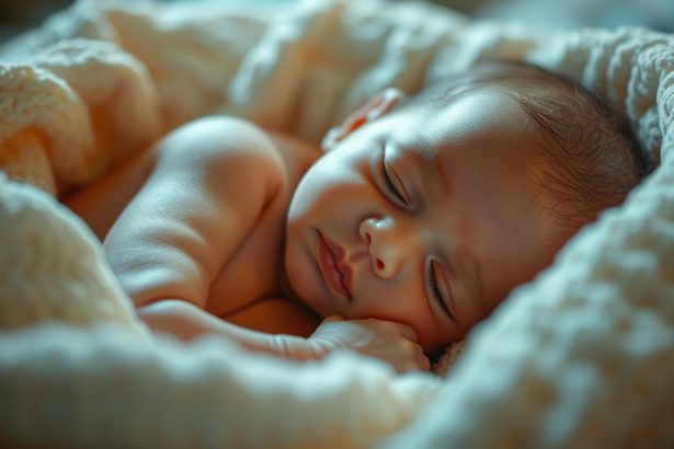 Baby zuckt im Schlaf