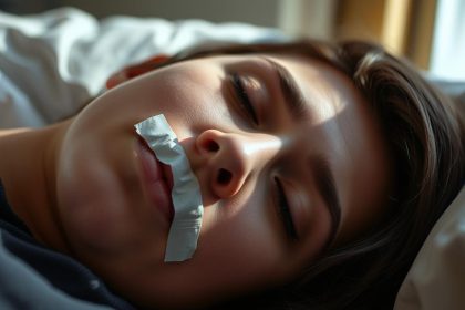 Mund zukleben Schlaf