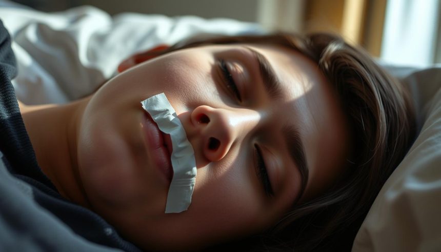 Mund zukleben Schlaf