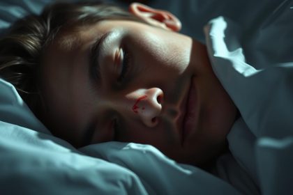 Nasenbluten im Schlaf