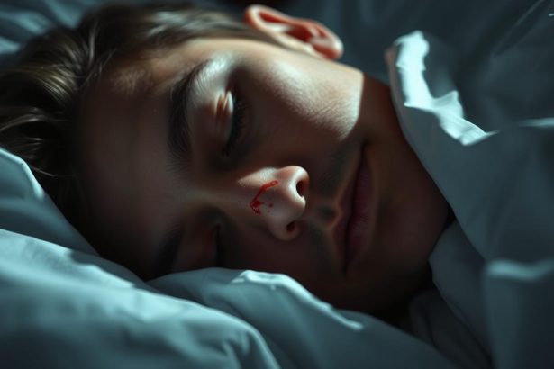 Nasenbluten im Schlaf