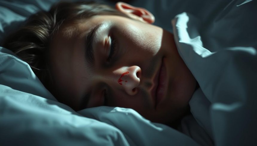 Nasenbluten im Schlaf