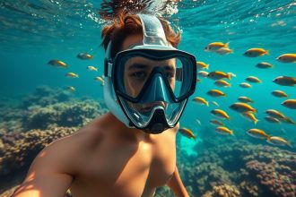 Kann man mit einer Schnorchelmaske unter Wasser atmen?