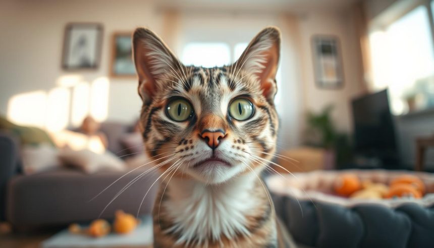 Warum macht meine Katze komische Geräusche beim Atmen?