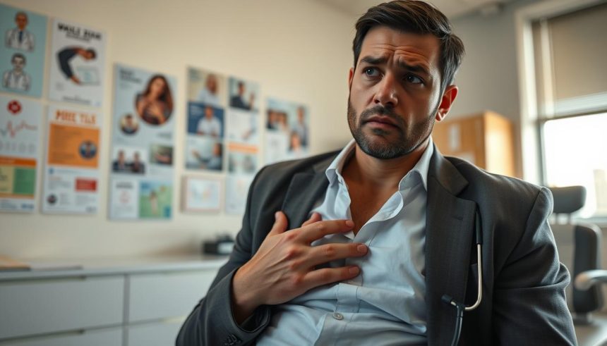 Warum tut meine linke Brust beim Einatmen weh?