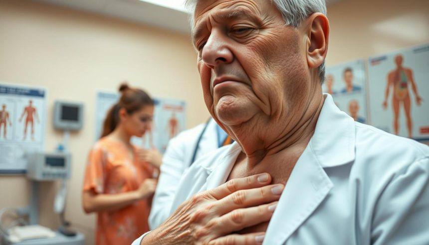 Welche Schmerzen können beim Atmen bei einem eingeklemmten Rückennerv auftreten?