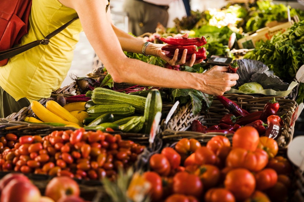 Hofladen, Wochenmarkt oder Verkaufsautomat